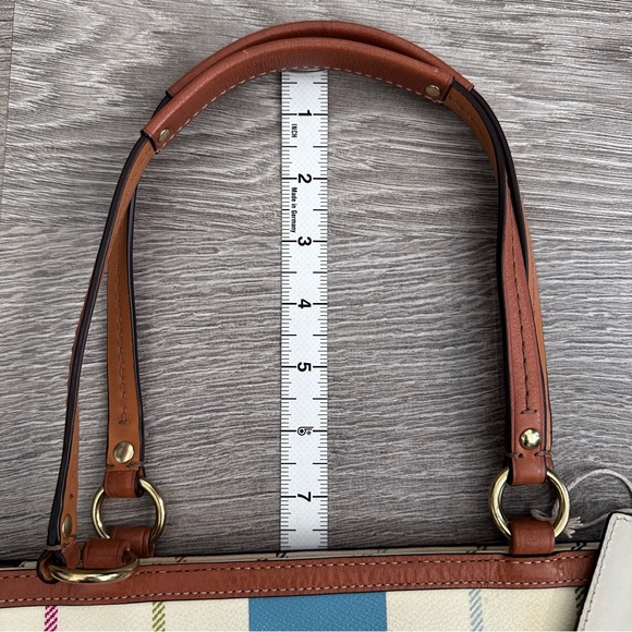 [PZ005] COACH HERITAGE STRIPE GALLERY TOTE HANDBAG IN MULTICOLOUR - Picture 10 of 11